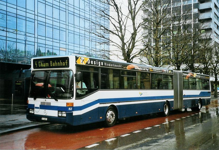 (106'102) - ZVB Zug - Nr. 82/ZG 46'082 - Mercedes am 31. Mrz 2008 in Zug, Metalli