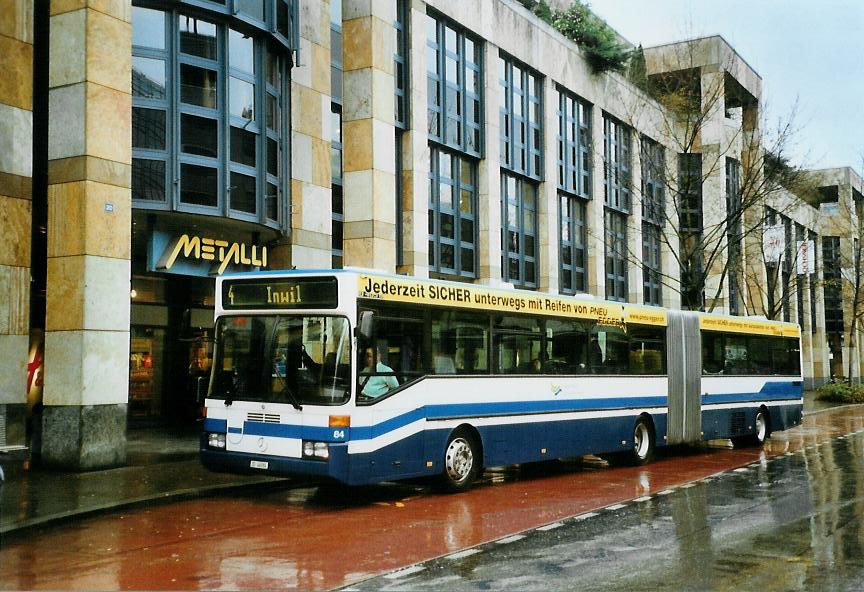 (106'103) - ZVB Zug - Nr. 84/ZG 46'084 - Mercedes am 31. Mrz 2008 in Zug, Metalli