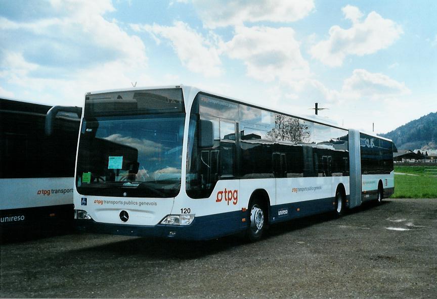 (106'411) - TPG Genve - Nr. 120 - Mercedes am 13. April 2008 in Wil, Larag