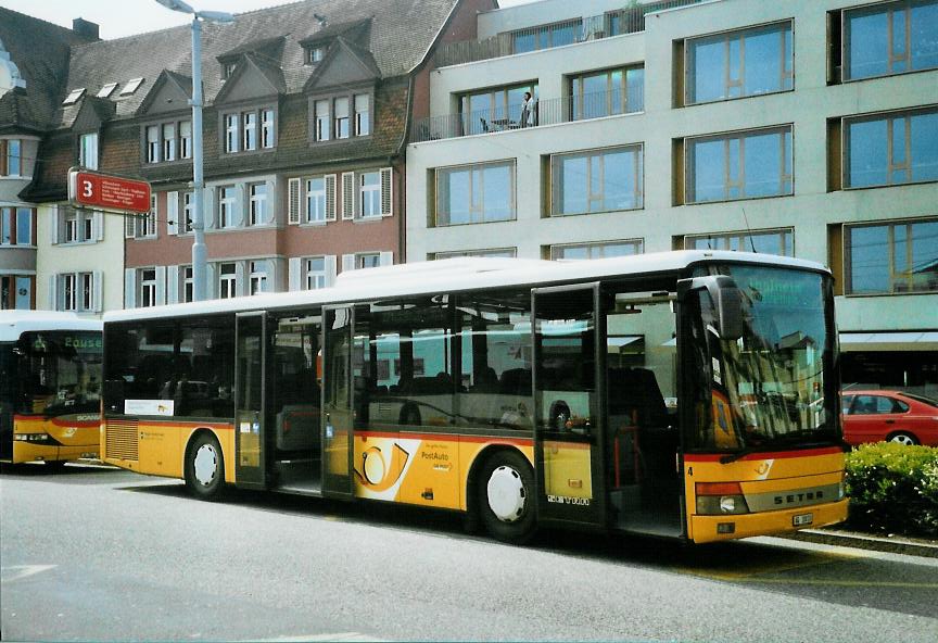 (106'709) - Keller, Hottwil - Nr. 4/AG 18'010 - Setra am 18. April 2008 beim Bahnhof Brugg