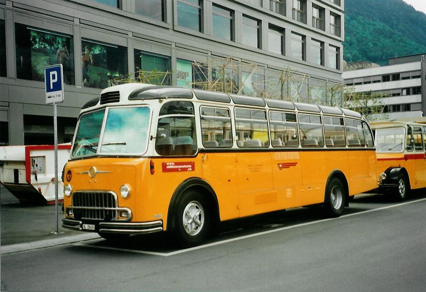 (107'412) - Lambach, Rieden - BL 28'405 - FBW/FHS (ex Hotz, Rickenbach bei Wil/TG; ex P 24'079; ex P 21'579) am 24. Mai 2008 beim Bahnhof Chur