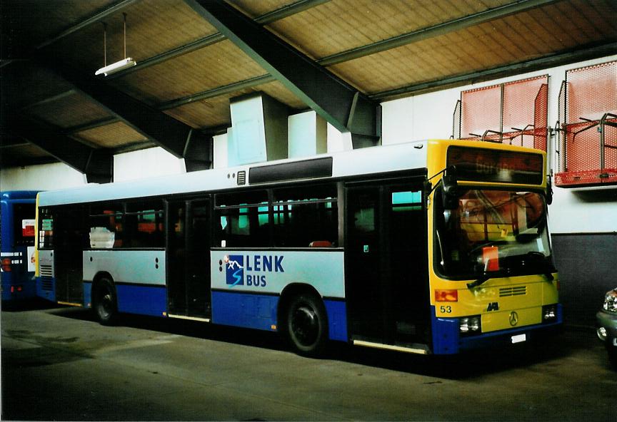 (107'534) - AFA Adelboden - Nr. 53/BE 611'224 - Mercedes (ex VAG D-Freiburg Nr. 825) am 26. Mai 2008 im Autobahnhof Adelboden