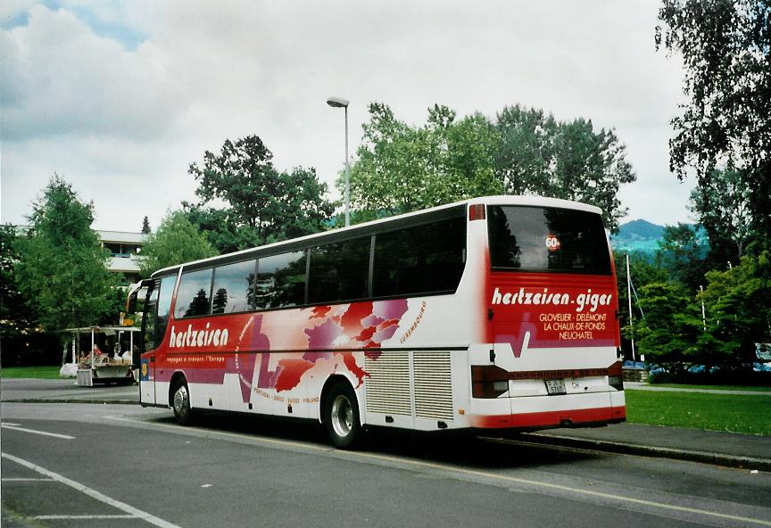 (107'805) - Hertzeisen, Glovelier - JU 5707 - Setra am 8. Juni 2008 in Thun, Lachen