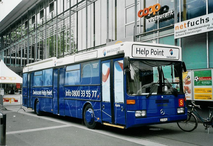 (107'901) - Swisscom, Worblaufen - SO 154'903 - Mercedes (ex VZO Grningen Nr. 26) am 15. Juni 2008 in Interlaken, Coop