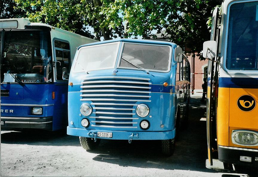 (108'034) - Theytaz, Sion - VS 1316 U - Saurer/Mudry am 21. Juni 2008 in Aigle, Saurertreffen