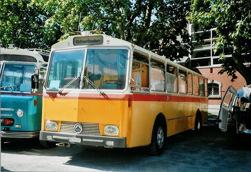 (108'102) - Gadliger, Horgen - ZH 203'555 - Saurer/Tscher (ex Lienert&Ehrler, Einsiedeln; ex Lienert, Einsiedeln) am 21. Juni 2008 in Aigle, Saurertreffen