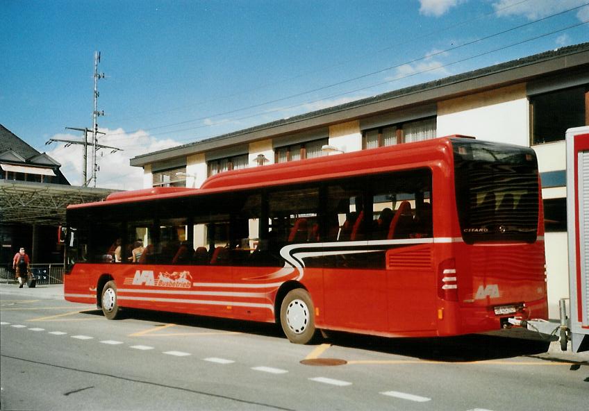 (108'404) - AFA Adelboden - Nr. 95/BE 424'392 - Mercedes am 22. Juni 2008 beim Bahnhof Frutigen