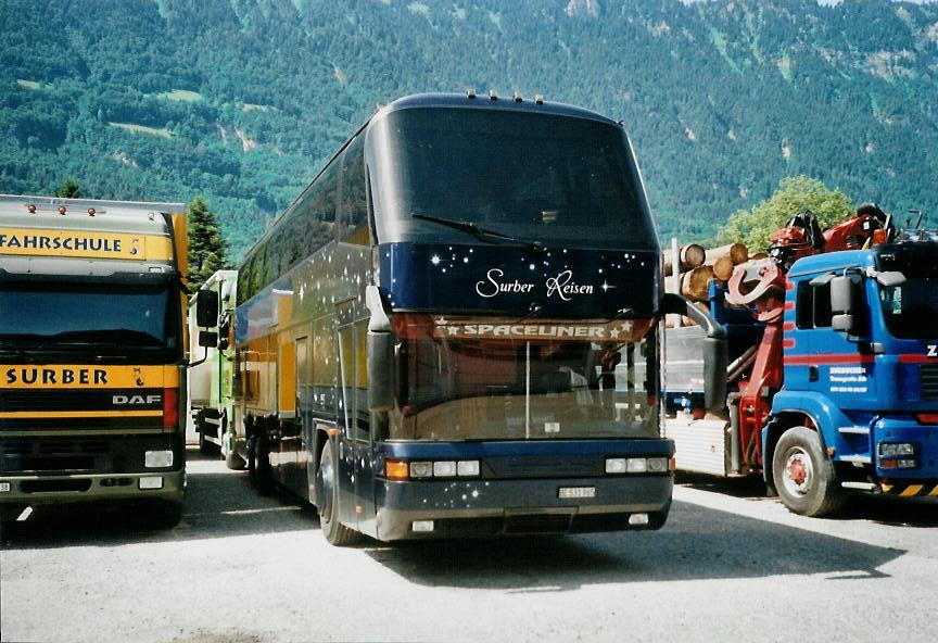 (108'622) - Surber, Bnigen - BE 531'965 - Neoplan am 5. Juli 2008 in Bnigen, Garage