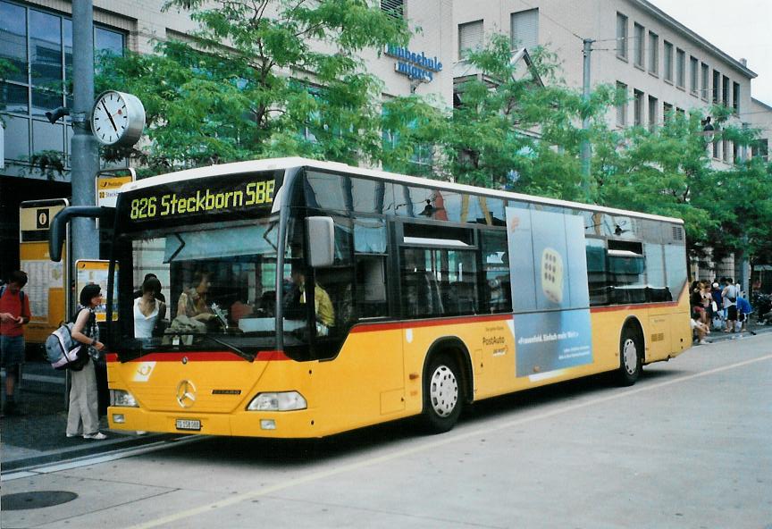 (109'118) - PostAuto Ostschweiz - Nr. 11/TG 158'088 - Mercedes (ex P 25'385) am 11. Juli 2008 beim Bahnhof Frauenfeld