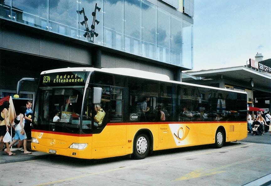 (109'120) - PostAuto Ostschweiz - Nr. 20/TG 158'211 - Mercedes am 11. Juli 2008 beim Bahnhof Frauenfeld