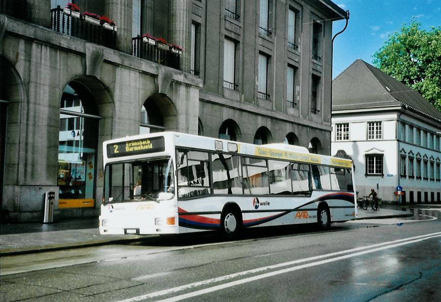 (109'616) - AAR bus+bahn, Aarau - Nr. 147/AG 15'247 - MAN am 20. Juli 2008 beim Bahnhof Aarau