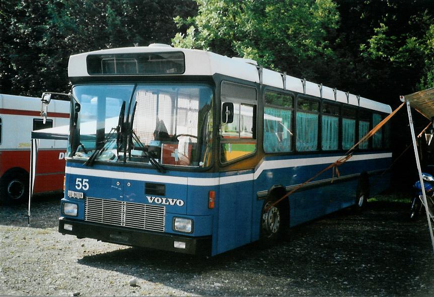 (110'233) - Stadelmann, Emmenbrcke - Nr. 55/LU 86'339 - Volvo/Hess (ex VBL Luzern Nr. 55) am 16. August 2008 in Goldingen, Atzmnnig