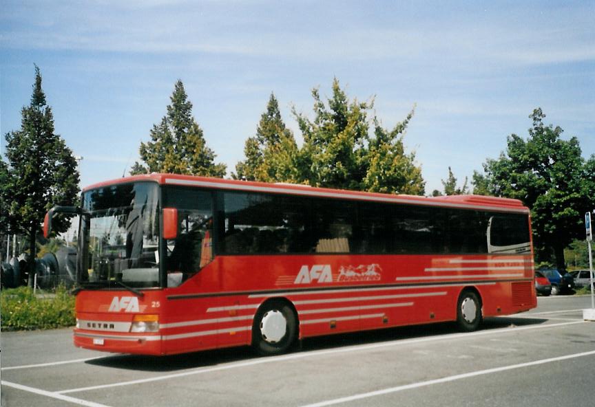 (110'521) - AFA Adelboden - Nr. 25/BE 26'702 - Setra (ex Nr. 12) am 29. August 2008 in Thun, Seestrasse