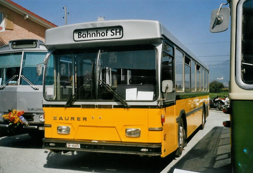 (110'530) - Wanner, Schleitheim - Nr. 40/SH 90'009 - Saurer/Hess (ex Ruklic, Schaffhausen; ex VBSH Schaffhausen Nr. 40; ex VBSH Schaffhausen Nr. 19) am 30. August 2008 in Niederbipp, Saurertreffen