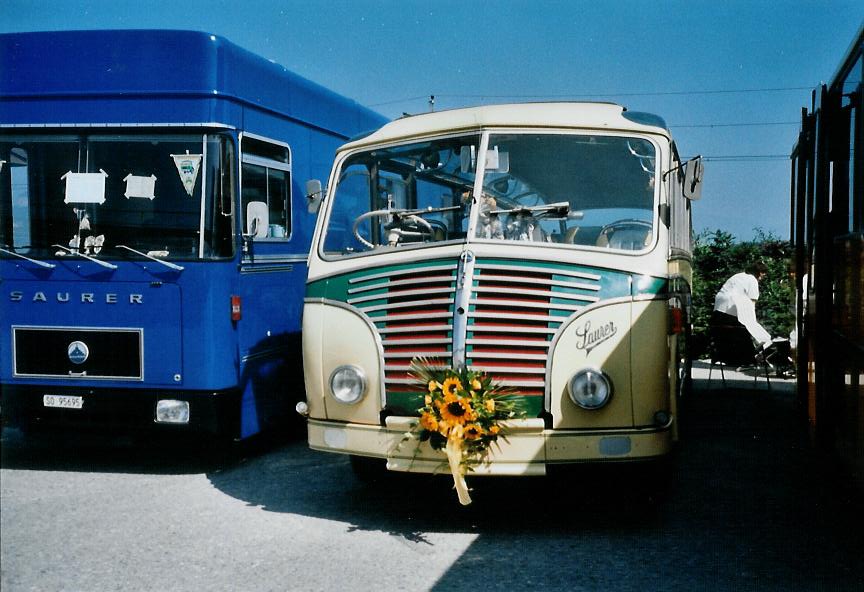 (110'604) - Peter, Luthern Bad - LU 90'852 U - Saurer/R&J am 30. August 2008 in Niederbipp, Saurertreffen