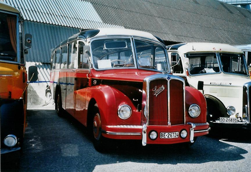 (110'617) - ASKA Aeschi - Nr. 9/BE 26'724 - Saurer/R&J am 30. August 2008 in Niederbipp, Saurertreffen