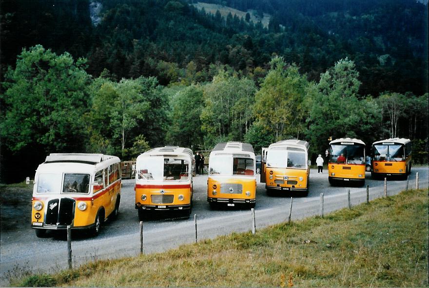 (111'107) - Schmid, Thrishaus - Nr. 3/BE 26'760 - Saurer/Gangloff (ex Geiger, Adelboden Nr. 3) am 27. September 2008 in Kiental, Tschingelsee