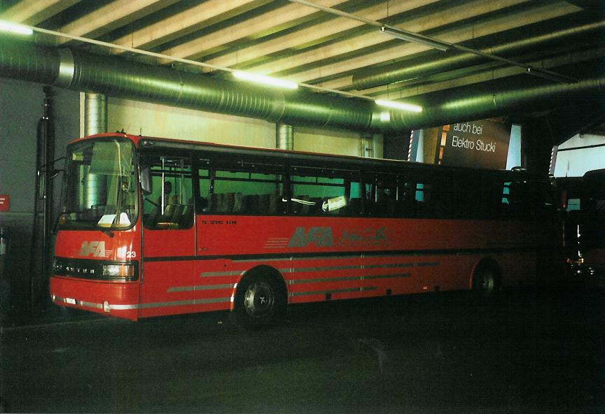 (111'703) - AFA Adelboden - Nr. 23/BE 26'709 - Setra (ex Nr. 9) am 19. Oktober 2008 im Autobahnhof Adelboden