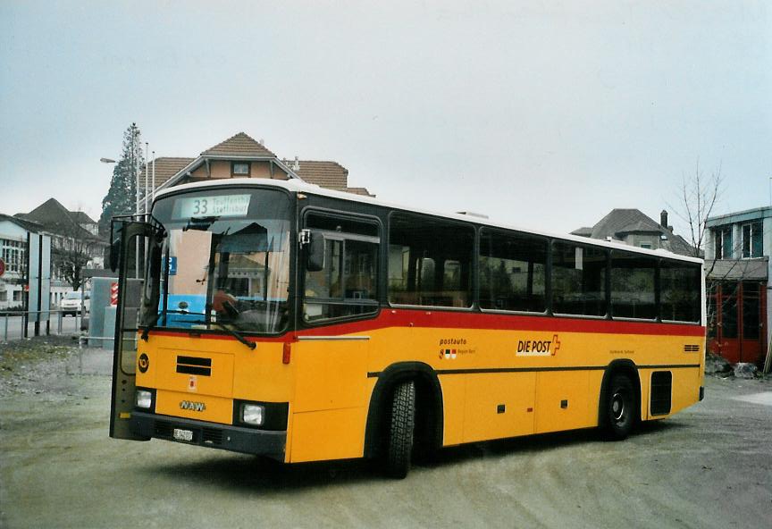 (112'101) - Moser, Teuffenthal - BE 142'017 - NAW/R&J (ex Burri, Teuffenthal) am 16. November 2008 in Steffisburg, Ziegelei