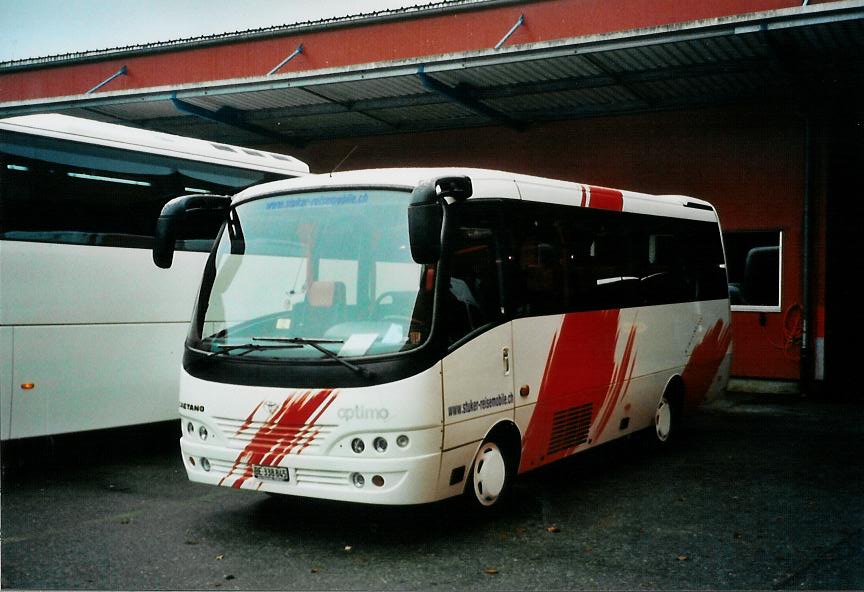 (112'132) - Stuker, Melchnau - BE 338'845 - Toyota/Caetano am 22. November 2008 in Langenthal, Calag