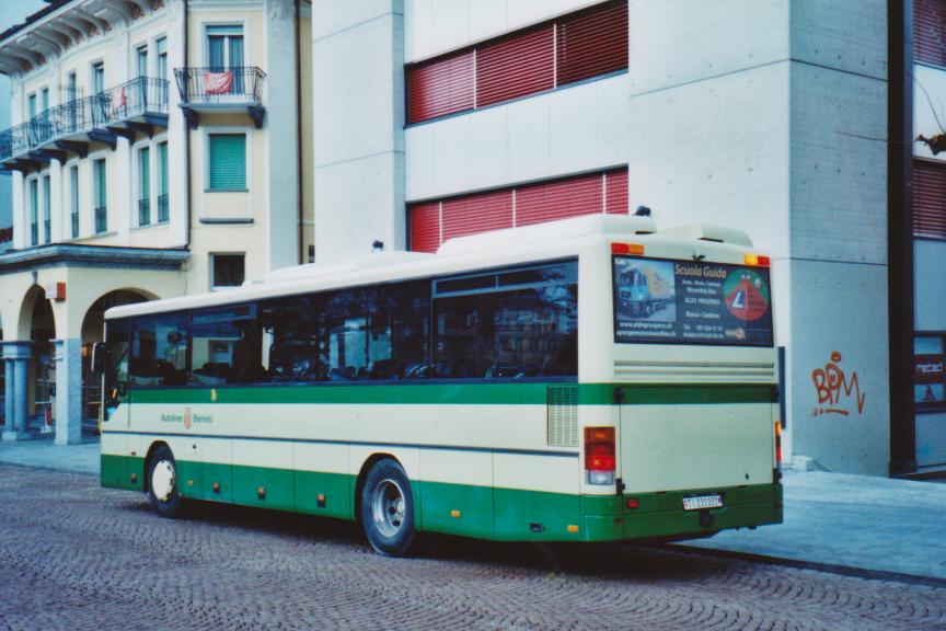 (112'401) - ABl Biasca - Nr. 1/TI 231'001 - Setra am 8. Dezember 2008 beim Bahnhof Bellinzona