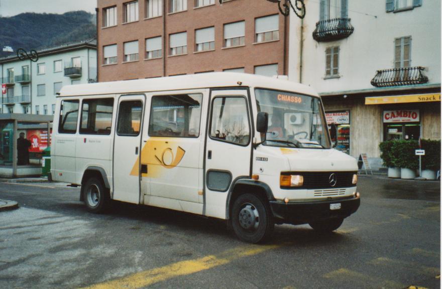 (112'514) - Autopostale, Mendrisio - TI 123'134 - Mercedes (ex Malacrida, Mendrisio Nr. 36) am 9. Dezember 2008 in Chiasso, Confine