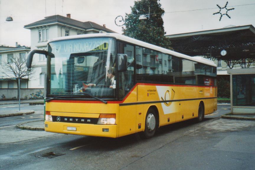 (112'516) - Autopostale, Mendrisio - TI 20'649 - Setra am 9. Dezember 2008 in Chiasso, Confine