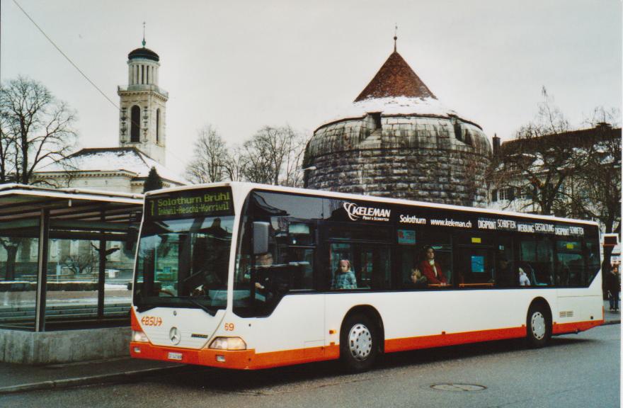 (113'014) - BSU Solothurn - Nr. 69/SO 142'069 - Mercedes am 20. Dezember 2008 in Solothurn, Amthausplatz