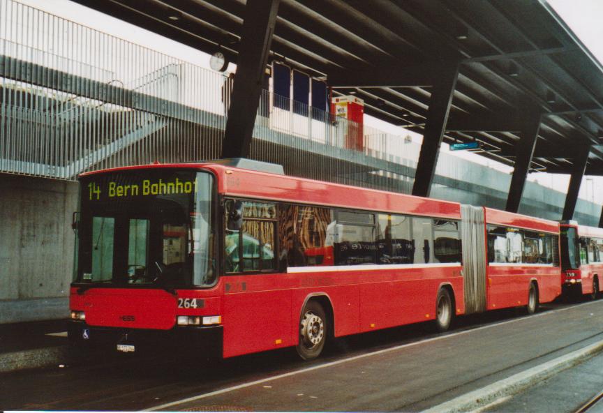 (113'231) - Bernmobil, Bern - Nr. 264/BE 572'264 - Volvo/Hess am 23. Dezember 2008 in Bern, Westside