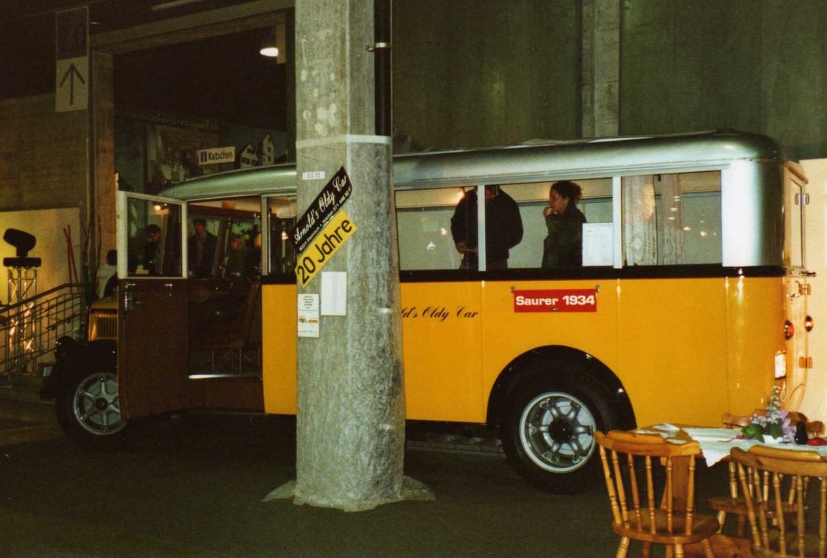 (113'905) - Arnold, Steinach - SG 4159 - Saurer/Hess (ex Ringgenberg, Belp; ex ???; ex Wanzenried, Innereriz; ex Burri, Teuffenthal) am 17. Januar 2009 in St. Gallen, OLMA