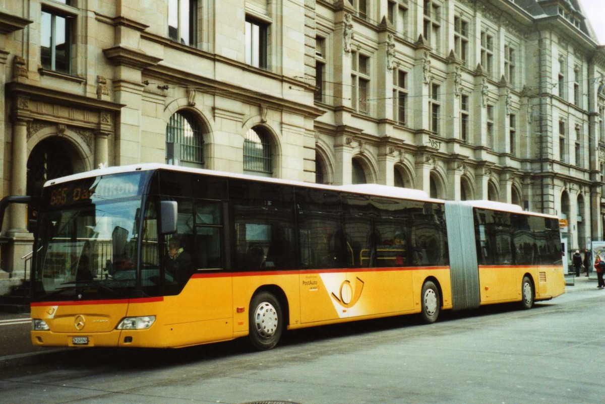 (114'110) - Moser, Flaach - Nr. 249/ZH 249'949 - Mercedes am 21. Januar 2009 beim Hauptbahnhof Winterthur