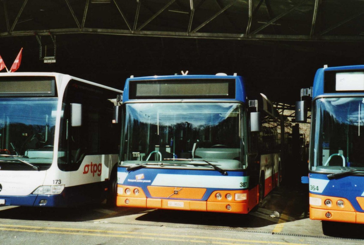 (114'917) - TPG Genve - Nr. 387/GE 96'96'047 - Volvo am 8. Mrz 2009 in Genve, Dpt