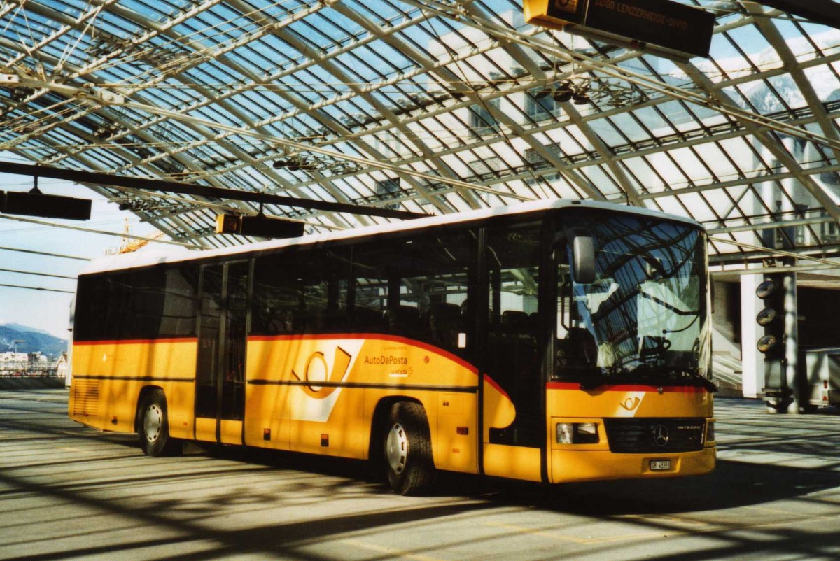 (115'026) - Demarmels, Salouf - GR 43'393 - Mercedes am 14. Mrz 2009 in Chur, Postautostation