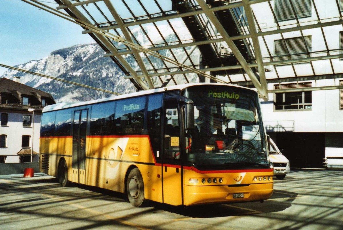 (115'101) - PostAuto Graubnden - GR 159'349 - Neoplan (ex P 25'166) am 14. Mrz 2009 in Chur, Postautostation