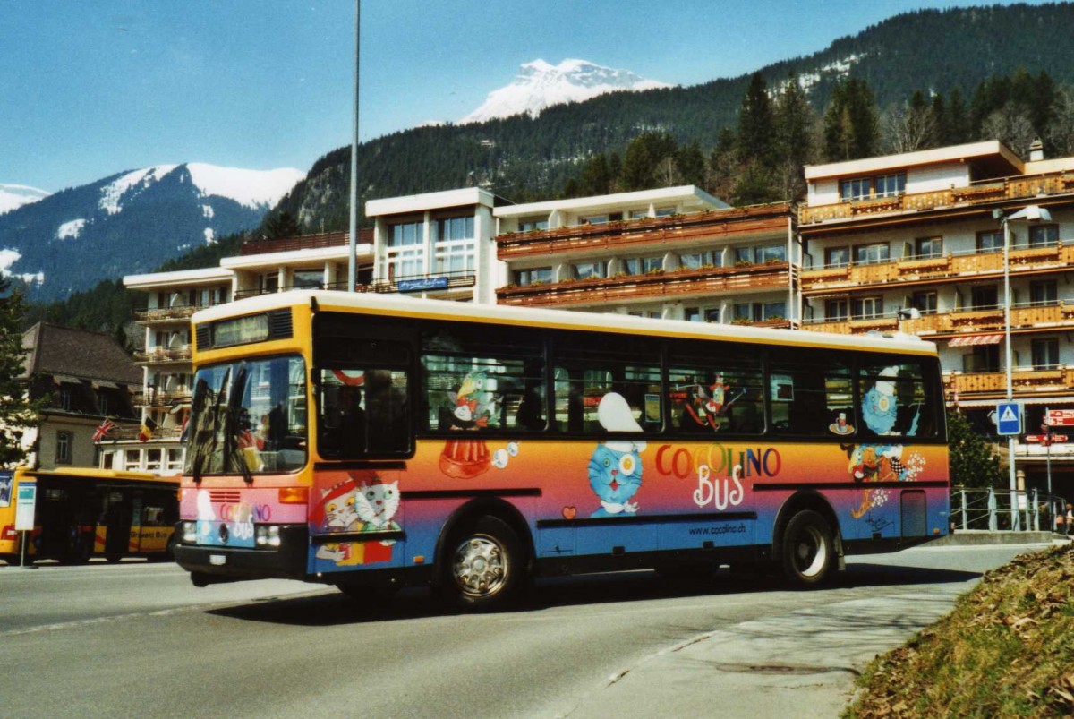 (115'731) - AVG Grindelwald - Nr. 19/BE 363'305 - Vetter am 5. april 2009 beim Bahnhof Grindelwald