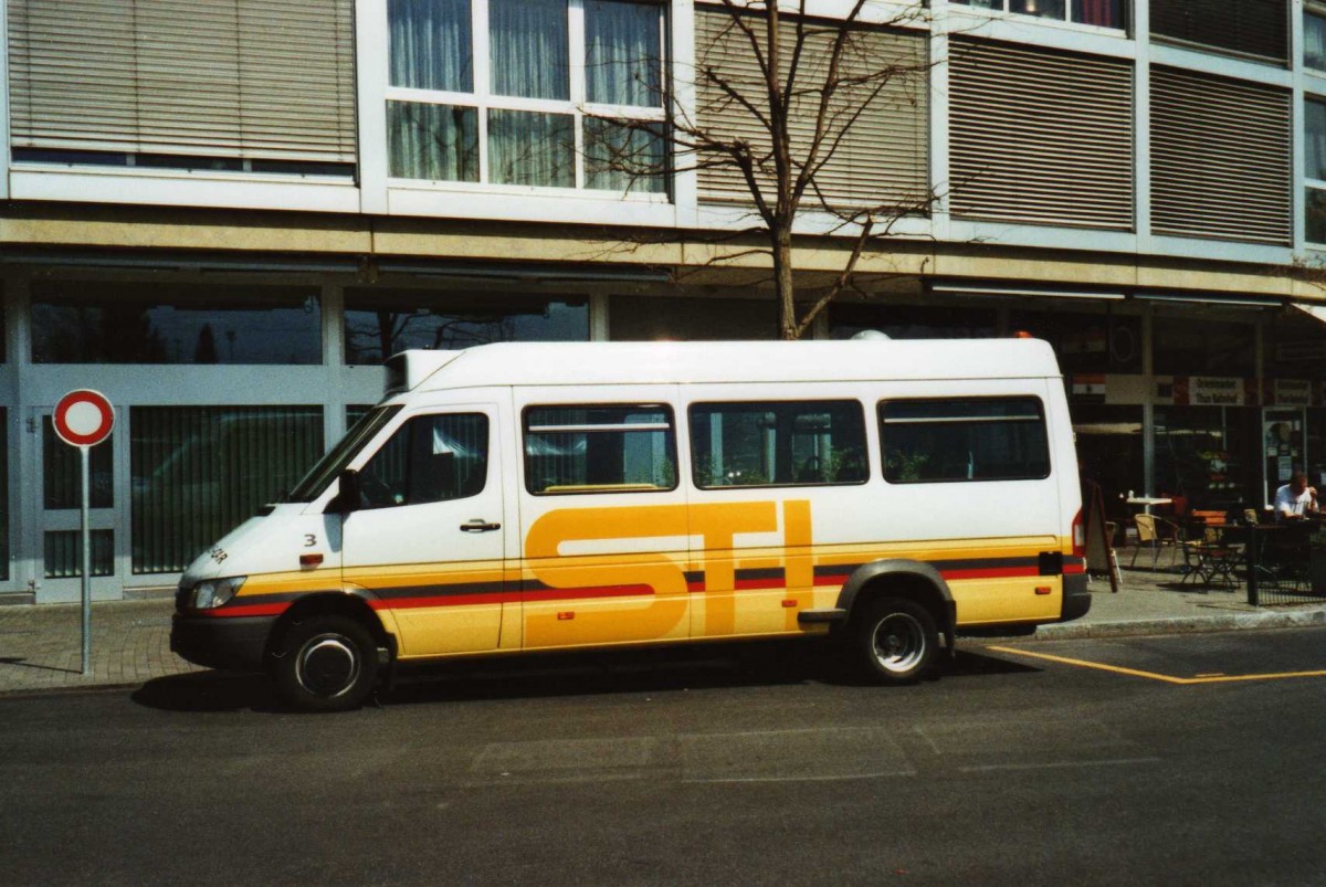 (115'811) - STI Thun - Nr. 3/BE 551'003 - Mercedes am 9. April 2009 bei der Schifflndte Thun