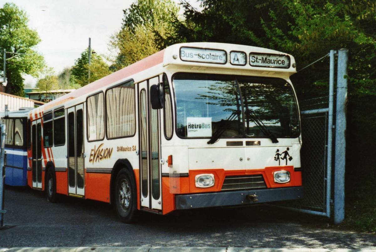 (116'122) - Evasion, St-Maurice (Rtrobus) - FBW/Hess-Lauber (ex TPG Genve Nr. 538; ex TPG Genve Nr. 248) am 25. April 2009 in Bressonnaz, Rtrobus