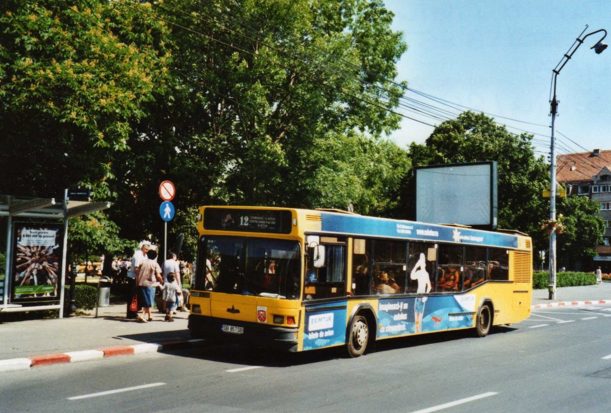 (116'729) - Tursib, Sibiu - Nr. 85/SB 85 TSB - MAZ am 27. Mai 2009 in Sibiu, Parcul Theretulu