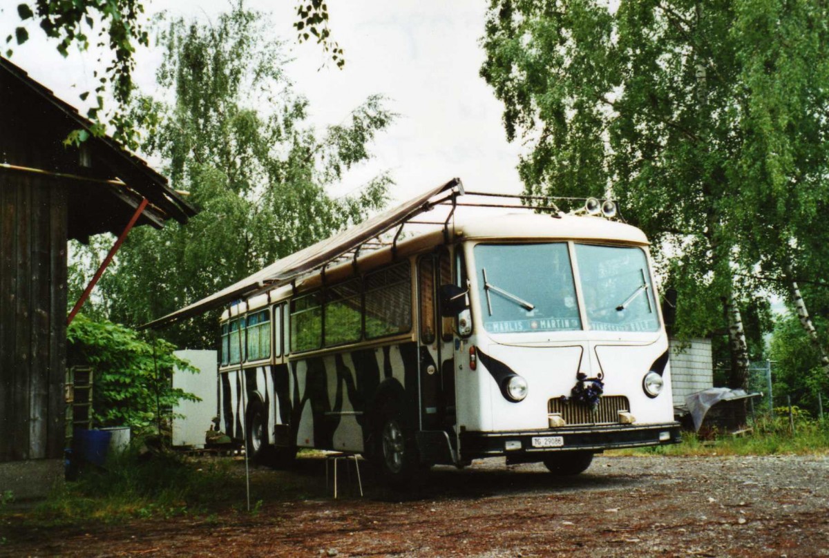 (117'212) - Kndig, Affeltrangen - TG 29'088 - FBW/R&J (ex P 25'505; ex P 22'304) am 6. Juni 2009 in Thayngen, Saurertreffen