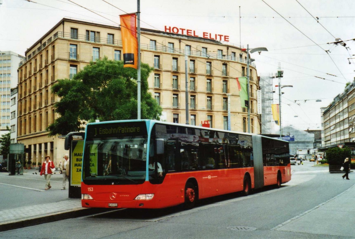 (117'508) - VB Biel - Nr. 153/BE 653'153 - Mercedes am 8. Juni 2009 in Biel, Guisanplatz