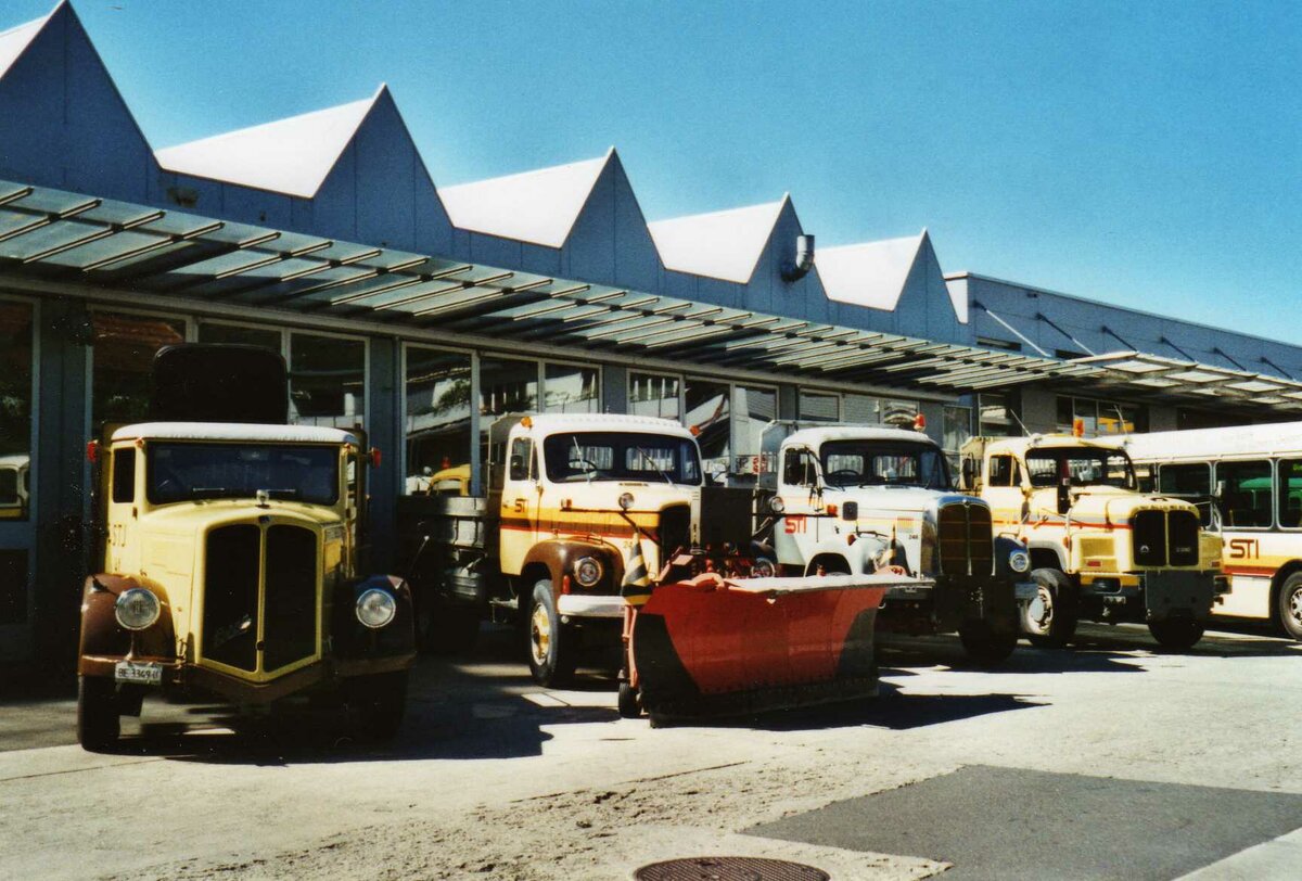 (117'607) - Aus dem Archiv: STI Thun - Nr. 41/BE 3349 U - Berna (ex Nr. 141; ex Nr. 41) am 13. Juni 2009 in Thun, Garage