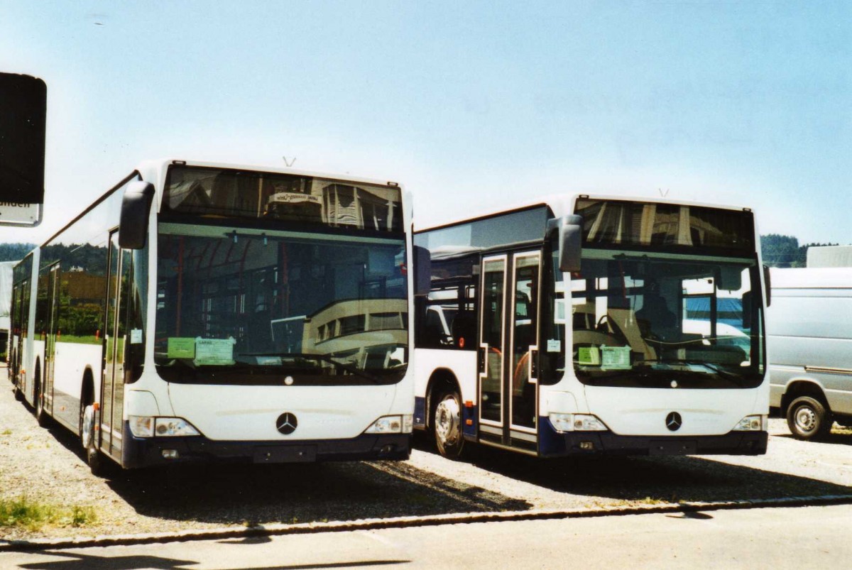 (117'724) - TPG Genve - Nr. 197 + Nr. 193 - Mercedes am 17. Juni 2009 in Wil, Larag