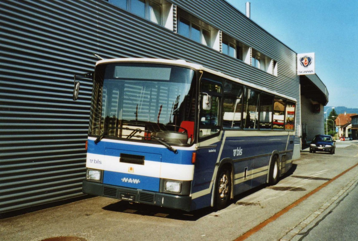 (117'913) - Busland, Burgdorf - Nr. 1 - NAW/R&J (ex AOE Langnau Nr. 1) am 4. Juli 2009 in Langnau, Garage