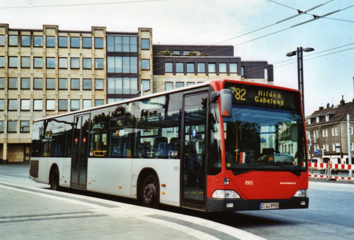 (118'012) - Rheinbahn, Dsseldorf - Nr. 8905/D-GJ 8905 - Mercedes am 5. Juli 2009 in Solingen