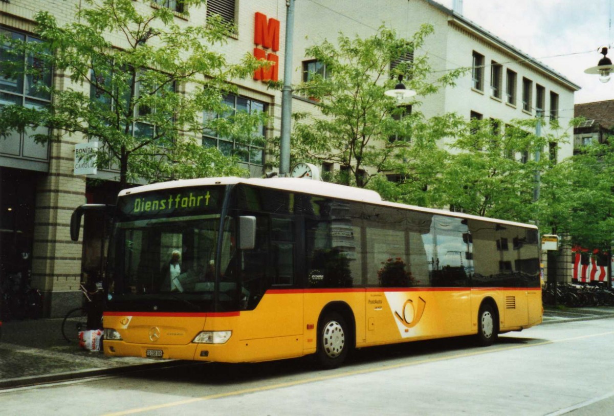 (118'935) - PostAuto Ostschweiz - Nr. 6/TG 158'101 - Mercedes am 10. Juli 2009 beim Bahnhof Frauenfeld