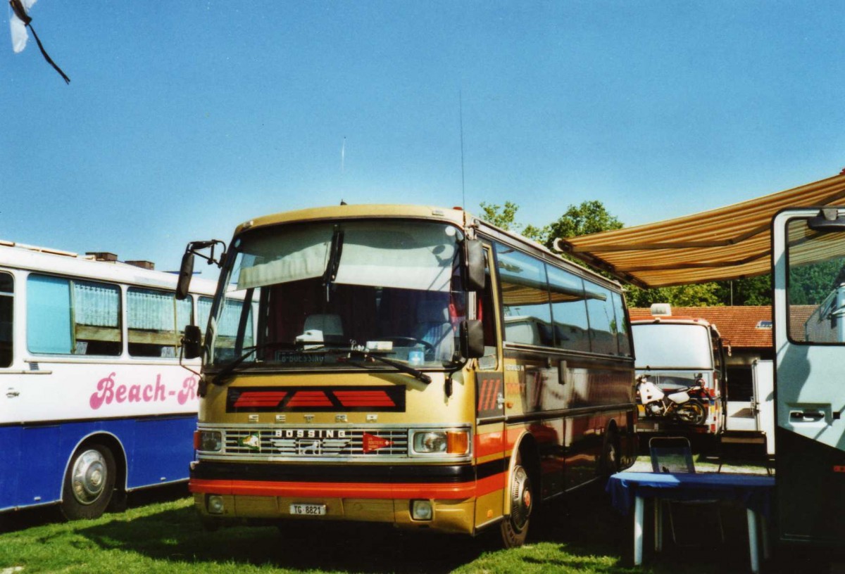 (119'829) - Dasen, Bischofszell - TG 8821 - Setra (ex Reichlin, Goldau) am 15. August 2009 in Zug, Wohnbustreffen