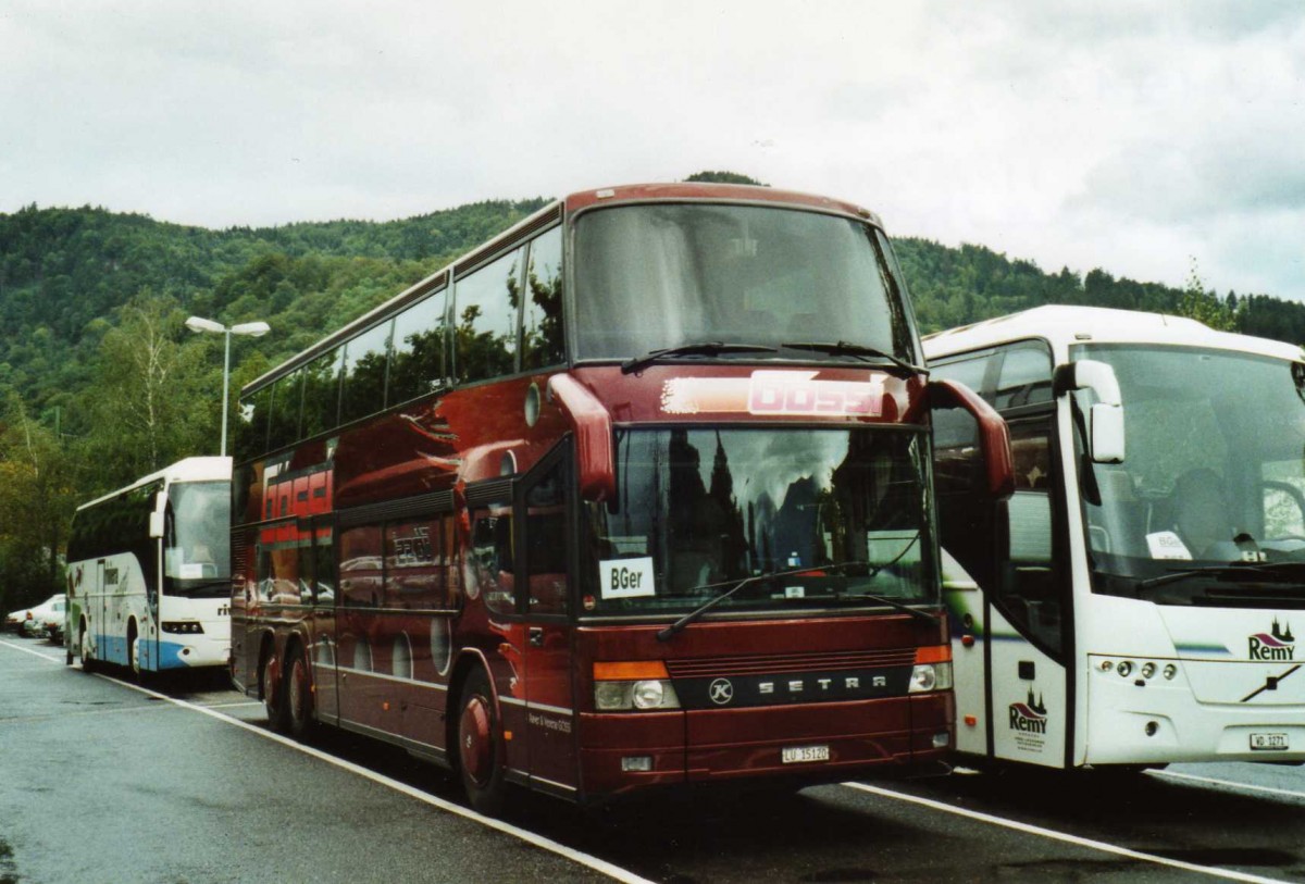 (120'827) - Gssi, Horw - LU 15'120 - Setra am 4. September 2009 in Thun, Seestrasse