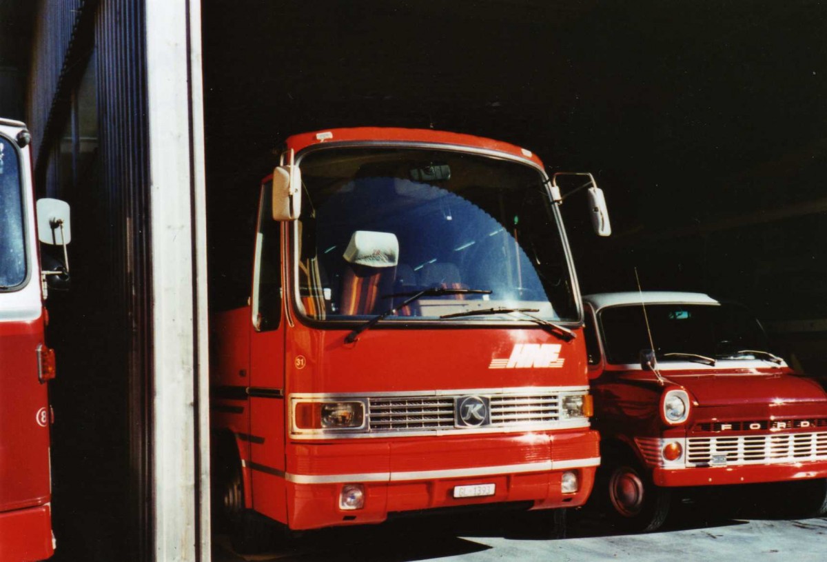 (121'804) - Biegger, Uster - Nr. 31/GL 1393 - Setra (ex AFA Adelboden Nr. 31; ex AFA Adelboden Nr. 10; ex Frhlich, Zrich) am 24. Oktober 2009 in Ziegelbrcke, Museum (Teilaufnahme)