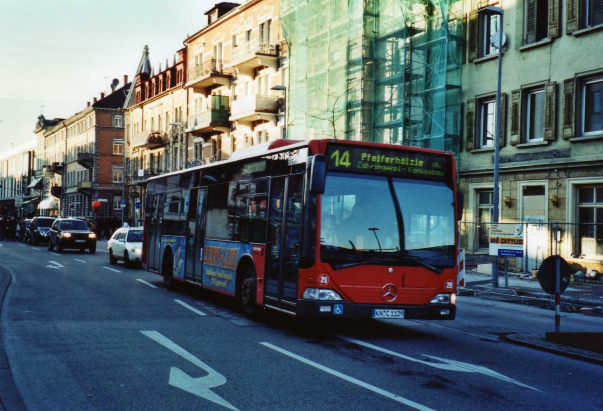 (122'207) - SWK Konstanz - Nr. 29/KN-C 1129 - Mercedes am 18. November 2009 in Konstanz, Bodanstrasse