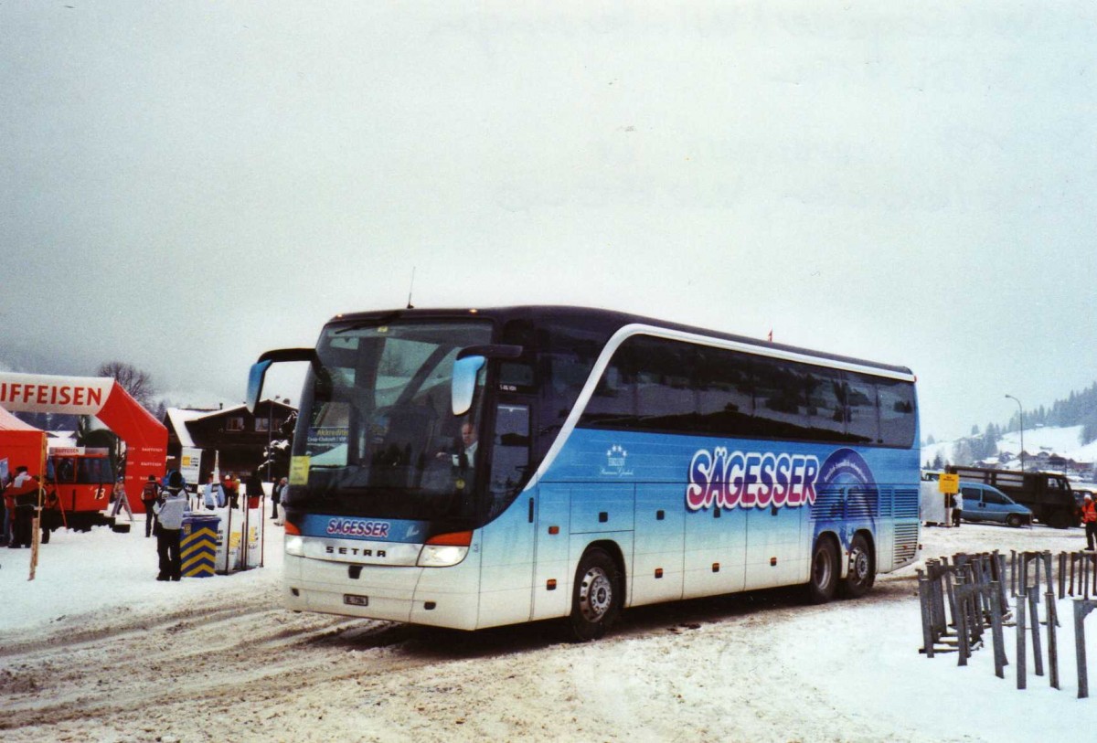 (123'533) - Sgesser, Wintersingen - Nr. 3/BL 7194 - Setra am 9. Januar 2010 in Adelboden, Weltcup